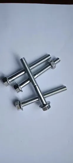 Premium Yellow Zinc Plated Hex Flange Bolts for Heavy-Duty Applications
